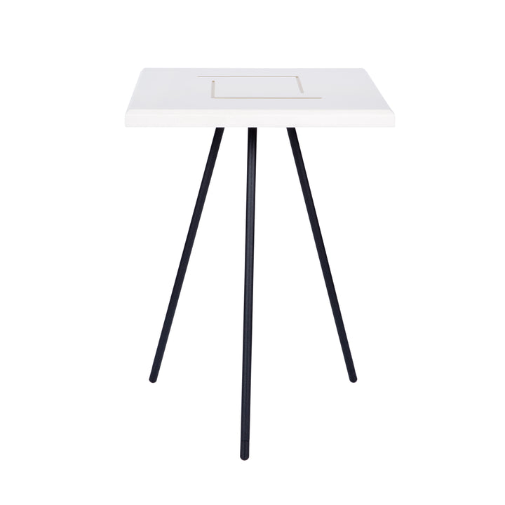 Amalfi Side Table - White